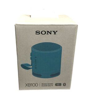 Sony XB100 Wireless Speaker Bluetooth 16H Playtime IP67 Water Resistant Blue